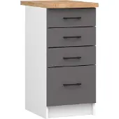 Akord Keittiökaappi Oliwia S40 SZ4, harmaa