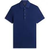 Tommy Hilfiger Dc Spread Collar Linen Polo - Navy - L
