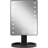 Gillian Jones Hollywood Mirror With Touch, Led Light And USB Black