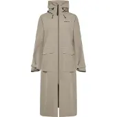 Didriksons Women's Nadja Parka Long 4 Ash Brown Parkatakit vuorettomat 46