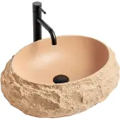 REA Mika Light Terracotta työtasoinen pesuallas