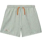 Liewood Duke Stripe Uimashortsit, Stripe Peppermint/Crisp White, 128