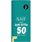 Naif Kids Sun Stick aurinkosuojapuikko SPF 50 lapsille 3+ 15 ml