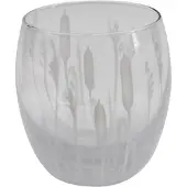 Nybro Crystal - Kaveldun Kynttilälyhty 10x9,5 cm Valkoinen