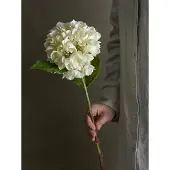 Bloomingville Hortensia varsi, valkoinen, tekokukat