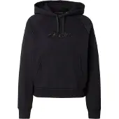 Asics Logo Fleece Pullover Hoodie - Black - L