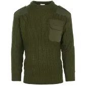 101 Inc Fostex Garments Nato Pullover (Color: Olive, Size: Large)