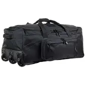 101 Inc Trolley Commando Bag 136L (Color: Black)