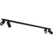 Lyora Mono spottivalaisin 4xGU10 130cm musta