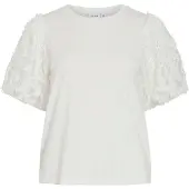 Vila Vionesca O-Neck S/S Top - White - XS
