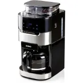 Domo Suodatinkahvinkeitin integroidulla myllyllä - - DO721K - 900 W - 1,5 L - 12 kuppia - 200 g pavut - LCD-näyttö - 3 tehoa -