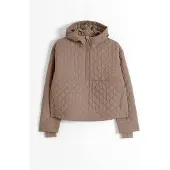 Aim'n Cropped Quilted Anorak - Pink - L