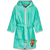 Playshoes Kylpytakki 'DIE MAUS SCHWIMM' turkoosi / tummanruskea / tummanoranssi / roosa