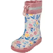 Playshoes Kumisaappaat ecru / sininen / curry / vanha roosa