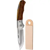 Böker Magnum Rustic 01SC075 pocket knife with Knivesandtools strop