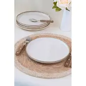 Hobby Hall Jälkiruokalautaset MOD21DUS4730P02 posliini 21 cm, 4 kpl setti, monivärinen