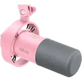 Fifine K688P, USB/XLR, dynaaminen -mikrofoni, pinkki