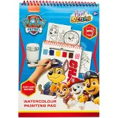 Canenco PAW Patrol Watercolour Paint Set Book - incl. Brush