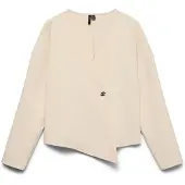 Vero Moda Vmsonja Ls Shirt Wvn Exp - Cream - XS