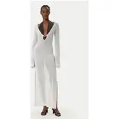 Bardot Bryn Crochet Maxi Dress - White - 36