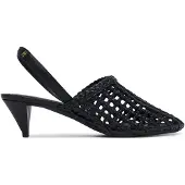 Tommy Hilfiger Th Woven Closed Toe Sandal - Black - 36
