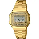 Casio A168WG-9WDF Vintage LCD/Kullansävytetty teräs