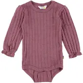 Joha Villasta Valmistettu Pitkähihainen Body Heather Heather-100 cm Vaaleanpunainen 100 cm Tytöt