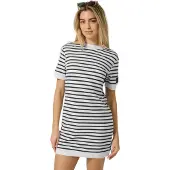 Super.natural Casual Stripe Bio Regular Fit Lyhythihainen Mekko