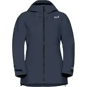 Jack Wolfskin Flowline Pro 2L Ins, hiihtotakki, naisten, tummansininen