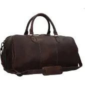 Jack kinsky Porto Viikonloppukassi Nahka 55 cm Ruskea
