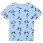 Minymo T-Shirt Ss Aop - Blue - 92