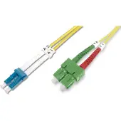 Digitus FO PATCH CORD, DUPLEX, SC (APC) TO LC (PC) SM OS2 09/125 µ, 1 M (DK-292SCA3LC-01)