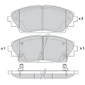Mekster Etujarrupalat - Mazda - 3, Cx-3, Cx-30