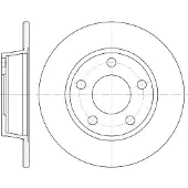 Mekster Jarrulevy Taka, ⌀255 mm - Audi - A6