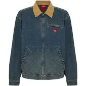 Dickies Men's Denim Painter Jacket Khaki Tinted Blue M