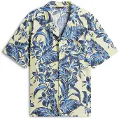 Tommy Hilfiger Woven Bowling Shirt Print - Blue - L