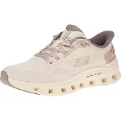 SKECHERS for woman. 150428 Off-white Slip-Ins: Glide-Step Pro - Pure Motion Sneakers (39), Fabric, Flat, Laces, Casual, Sport, Multisport