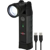 Brennenstuhl 1173750007, LED, 300 g, IP54, 2500 mAh, Musta, Kädessä kannettava työvalo