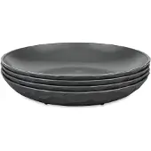 Koziol Club syvä lautanen Ø22 cm 4-pack biokierrätysmuovi Nature ash grey