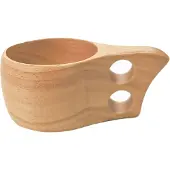 Stabilotherm Two-Finger Wooden Kuksa Rubber Wood 196 ml