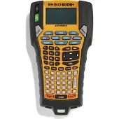 Dymo Rhino 6000+, ABC, Indonesia, Suoralämpö/Lämpösiirto, 10,16 mm/s, Musta, Keltainen (2122967)