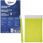 Avery Zweckform Tearproof Writsbands Yellow Tyvek256x19mm