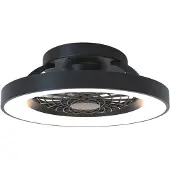 Valotorni Tibet Mini kattotuuletin LED 70W 2700-5000K musta