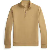 Ralph Lauren Double-Knit Mockneck Pullover - Brown - M