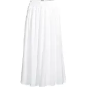 Lexington Seersucker Maxi Skirt - White - L