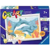 Ravensburger CreArt Paint by Numbers - Jumping Dolphin