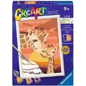 Ravensburger Creart D Series Kirahvit Auringonlaskussa