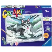 Ravensburger CreArt Paint by Numbers - Naughty Husky