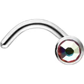 Wildcat Internally Jewelled Nostril Stud Nosestud