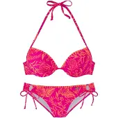 Venice beach Bikini oranssi / fuksia